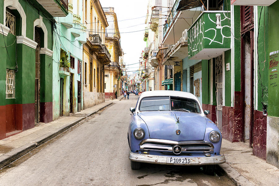 Cuba Fuerte Collection - Street Scene in Havana Photograph by Philippe HUGONNARD