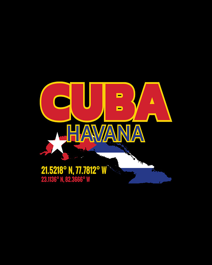 Cuba Havana Cuba Holidays Digital Art by Moon Tees Fine Art America