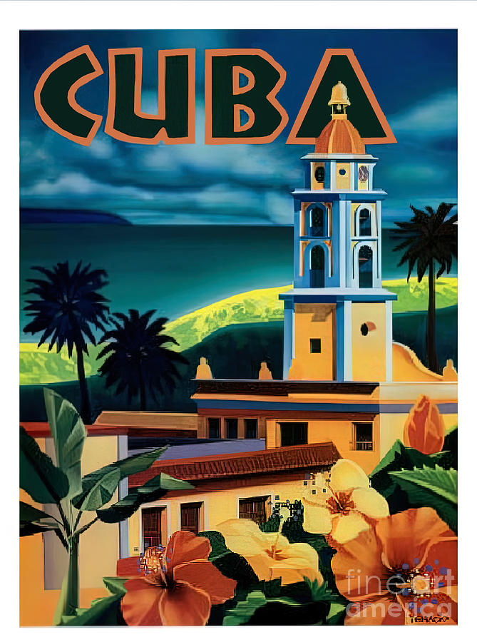 Cuba Travel Poster Photograph by Carlos Diaz