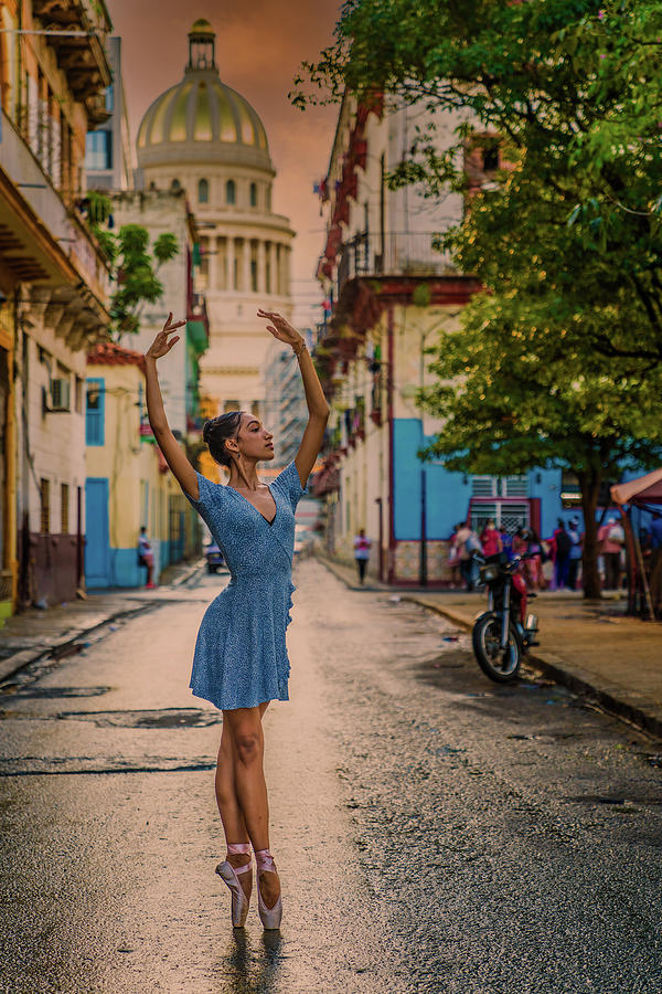 Cuban Ballerina In Havana Photograph by Chris Lord