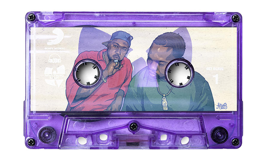 Portrait Drawing - Cuban Linx 25 by Miggs The Artist