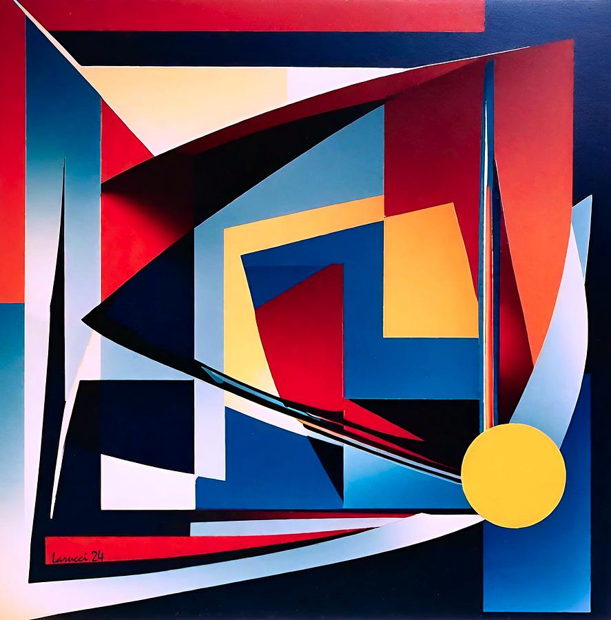 Cube - No.7 Digital Art by Fred Larucci