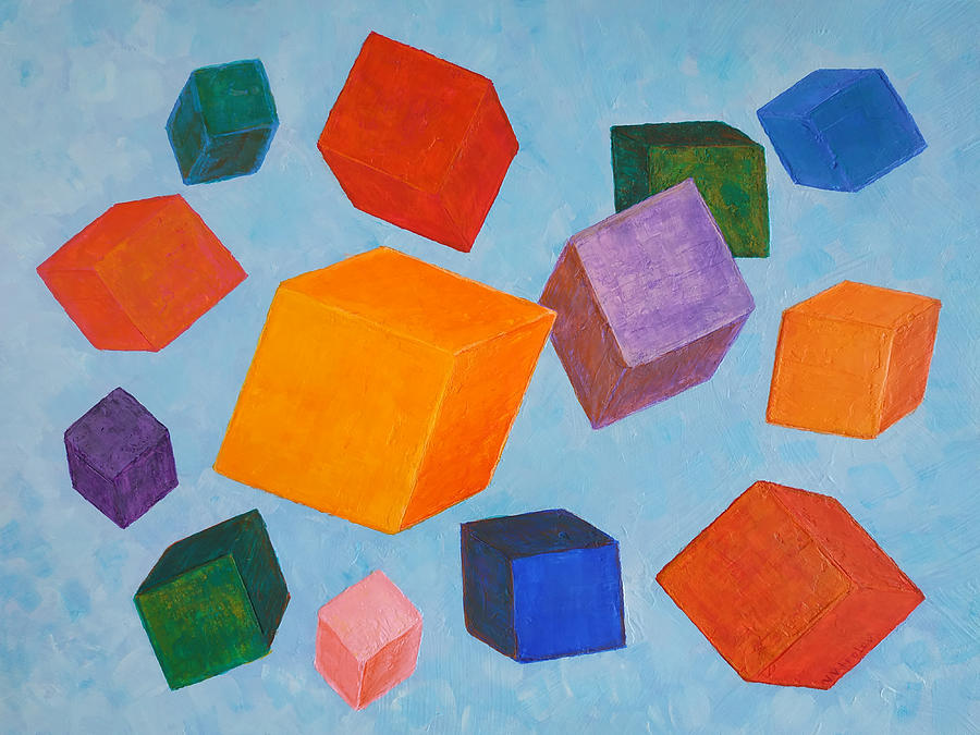 Cubes For Meditation Painting