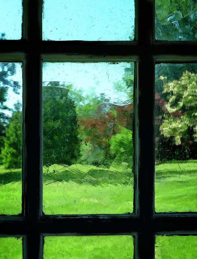 Cubism Through An Old Window Photograph by Cheryl Kurman - Fine Art America