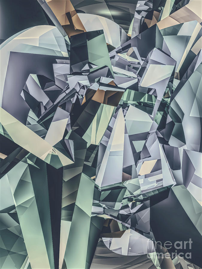 Cubist Chaos Digital Art by Phil Perkins
