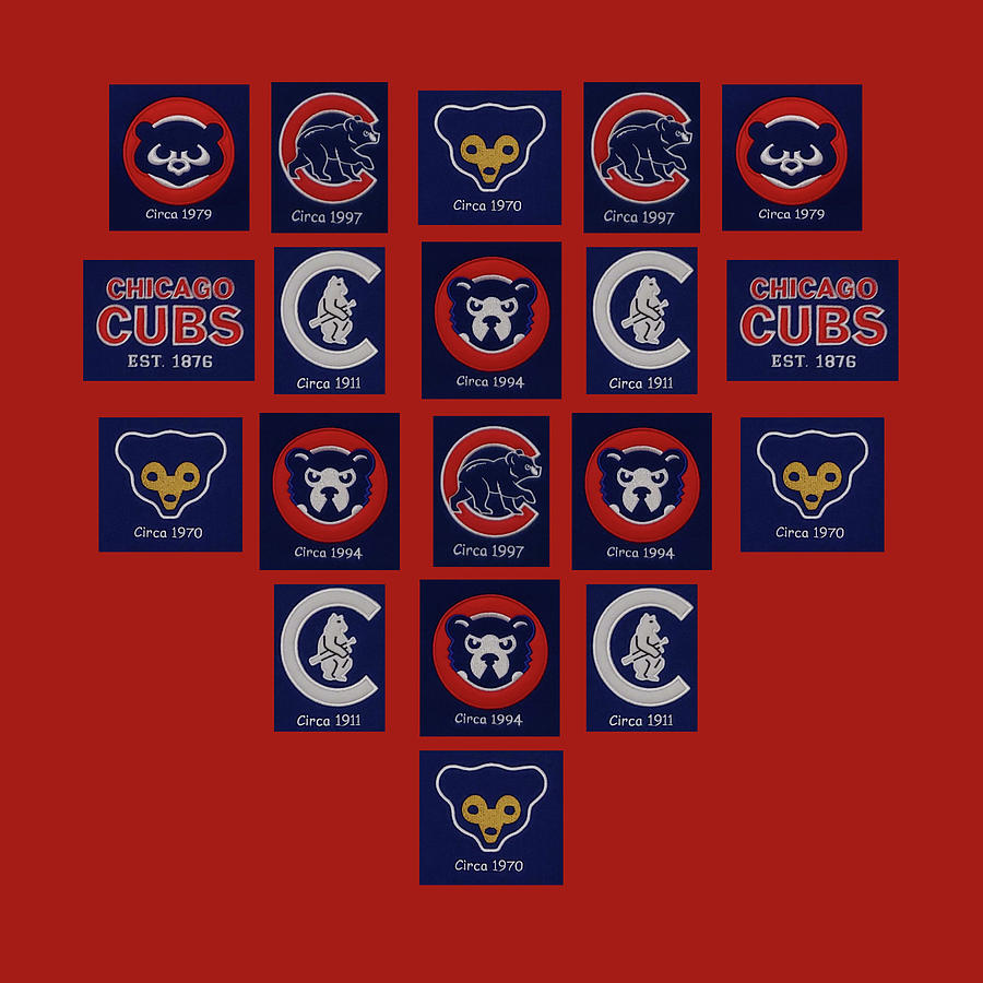 Cubs Logos for Mask Photograph by Jemmy Archer