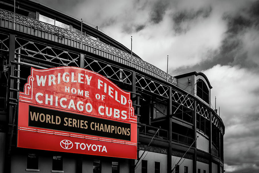 Chicago Cubs Photograph - Cubs Win Cubs Win 5987 by Mike Burgquist