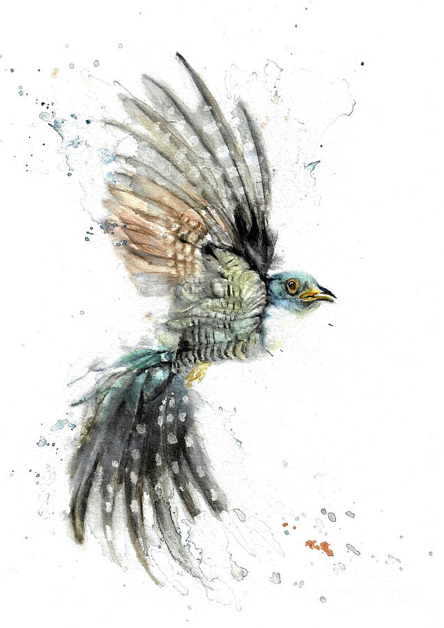 Cuckoo Painting by Agnieszka Kowalska Rustica Art