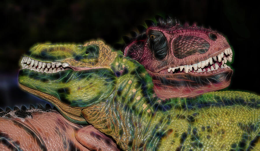 Cuddlesaurus A Fractalized Love Story Photograph by Gregg Ott
