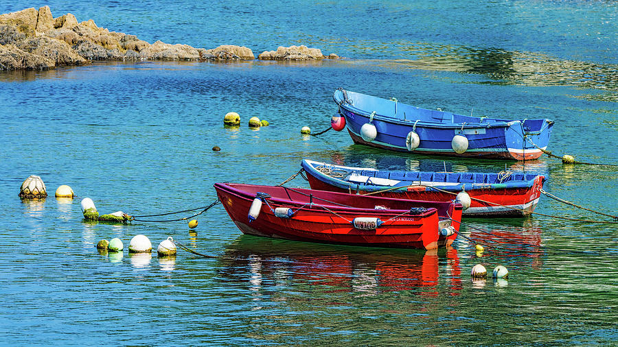 Cudillero Boats Photograph by Chris Lord