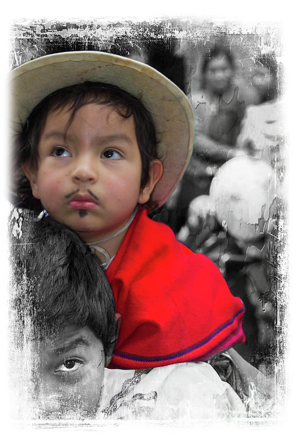 Cuenca Kids 1450 Photograph by Al Bourassa