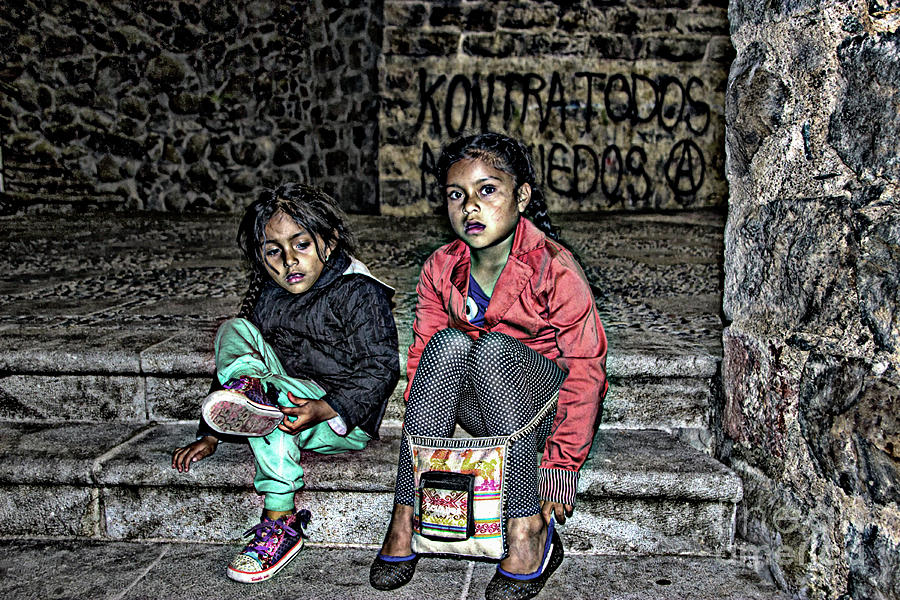 Cuenca Kids 1596 Photograph by Al Bourassa