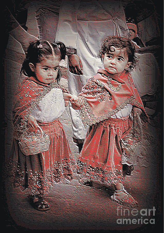 Cuenca Kids 1631 Photograph by Al Bourassa