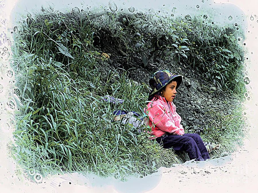 Ecuador Kids 1709 Photograph by Al Bourassa