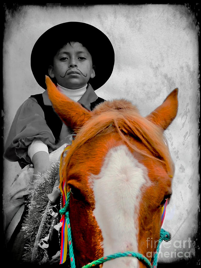 Cuenca Kids 1734 Photograph by Al Bourassa