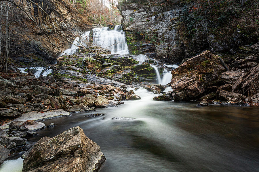 Waterfall Photograph - Cullasaja Falls  by Garth Steger