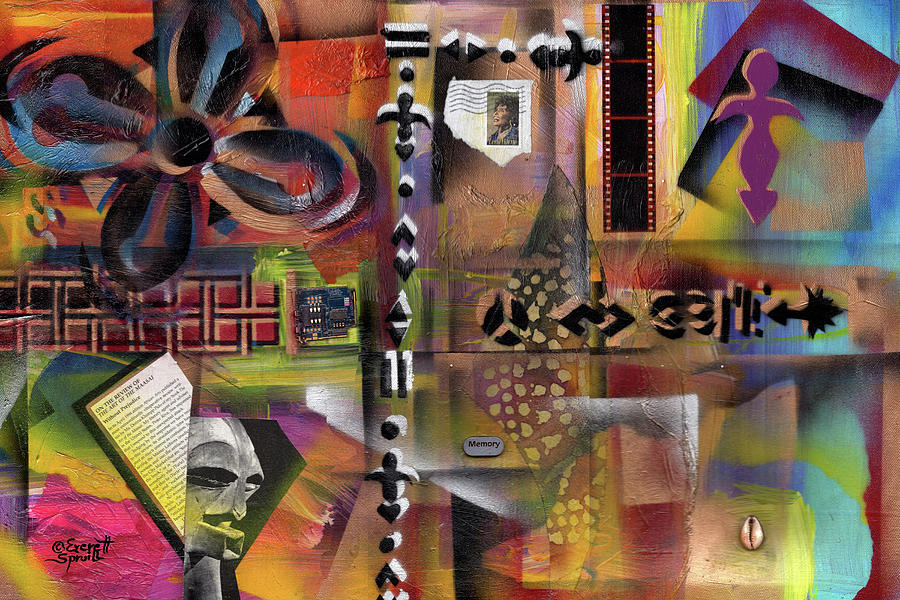 Cultural Abstractions - Lena Horne by Everett Spruill Cultural Abstractions - Lena Horne by Everett Spruill