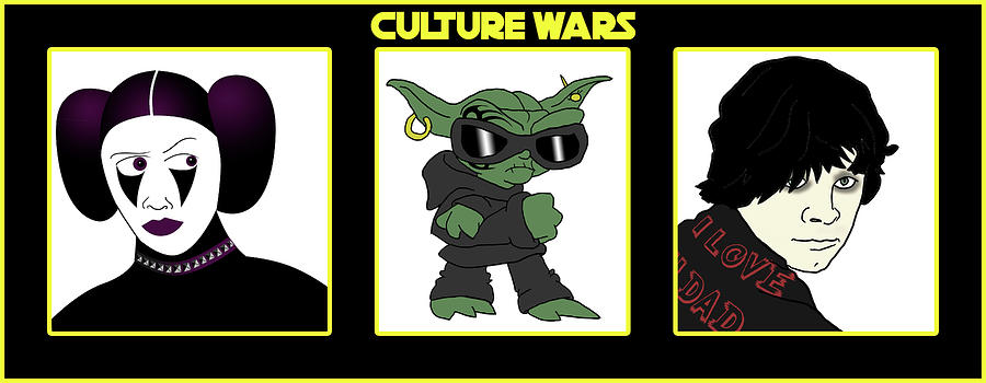 Star Wars Digital Art - Culture Wars by Austin Jones
