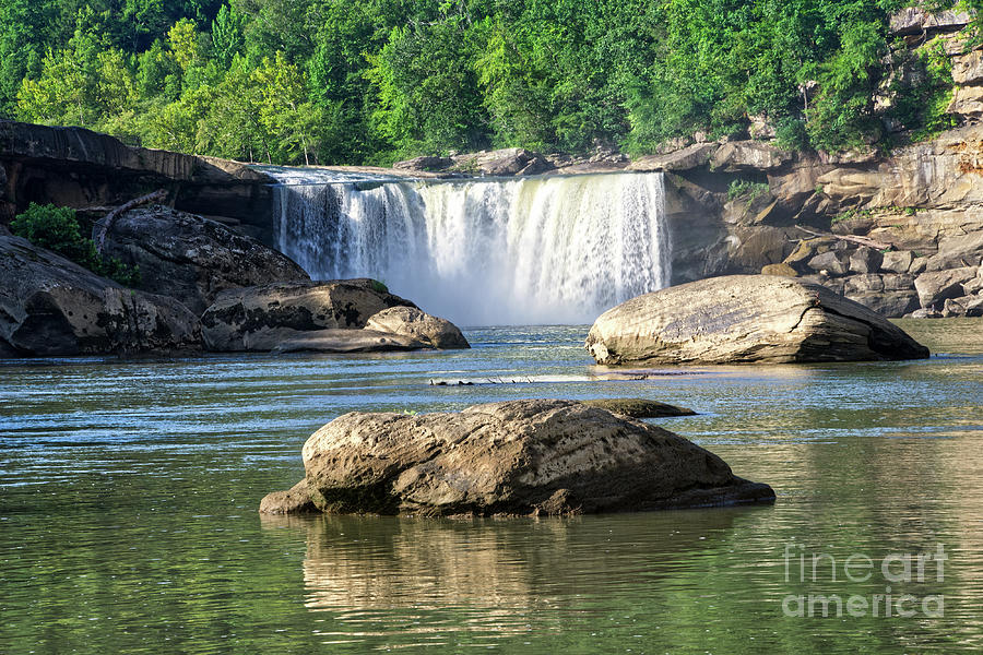 Nature Photograph - Cumberland Falls 31 by Phil Perkins