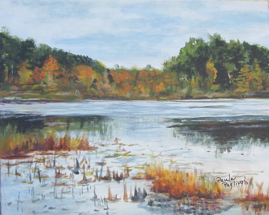 Cumberland Pond #1 Painting by Paula Pagliughi