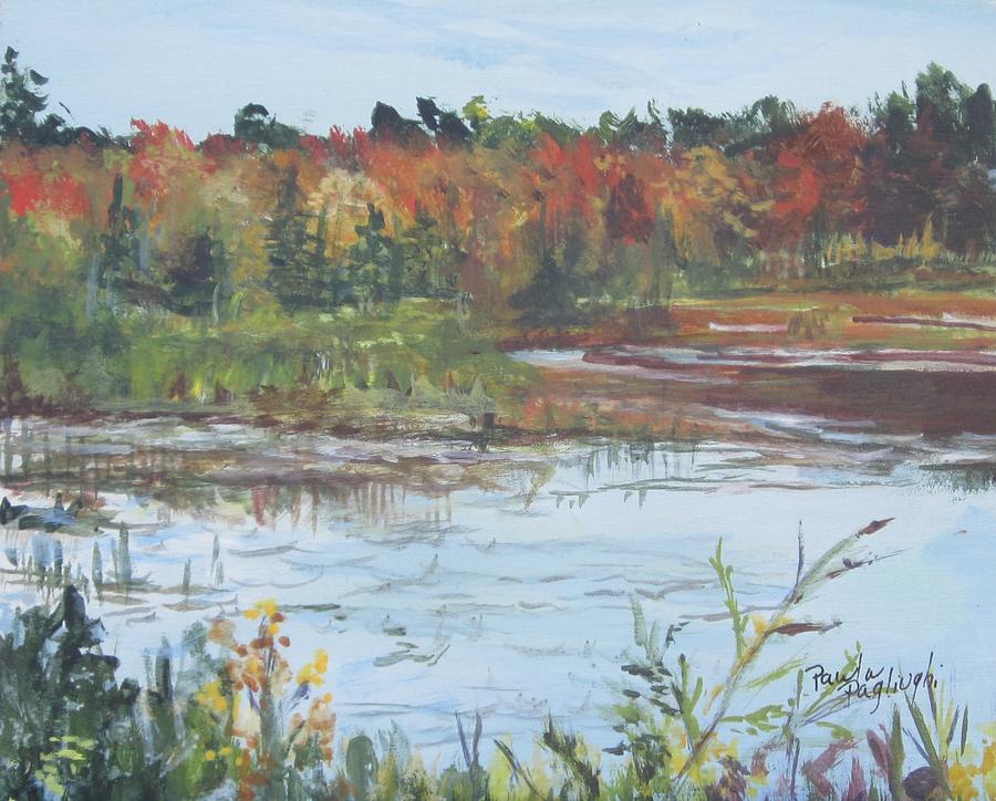 Cumberland Pond #2 Painting by Paula Pagliughi