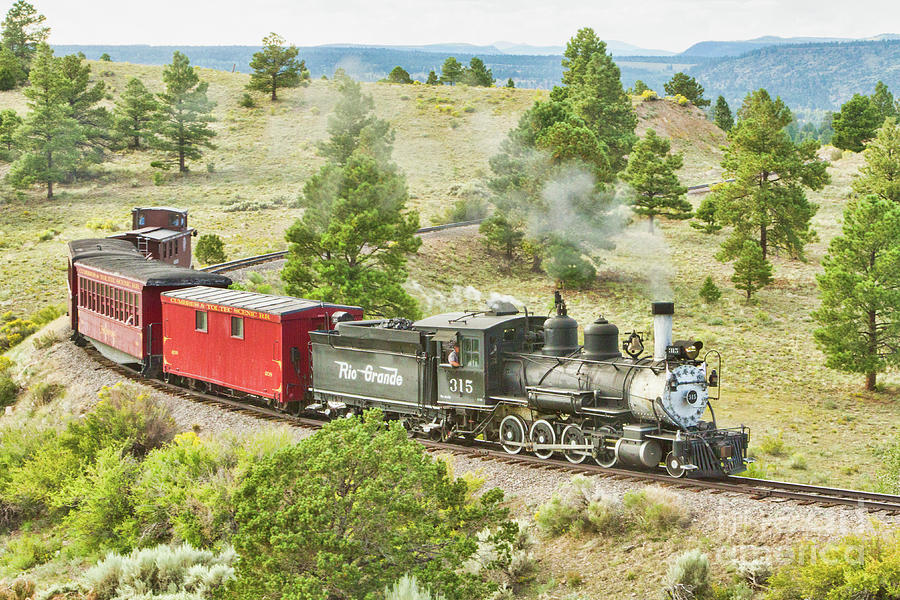 Cumbres and Toltec in the Mountains Photograph by Marilyn Cornwell