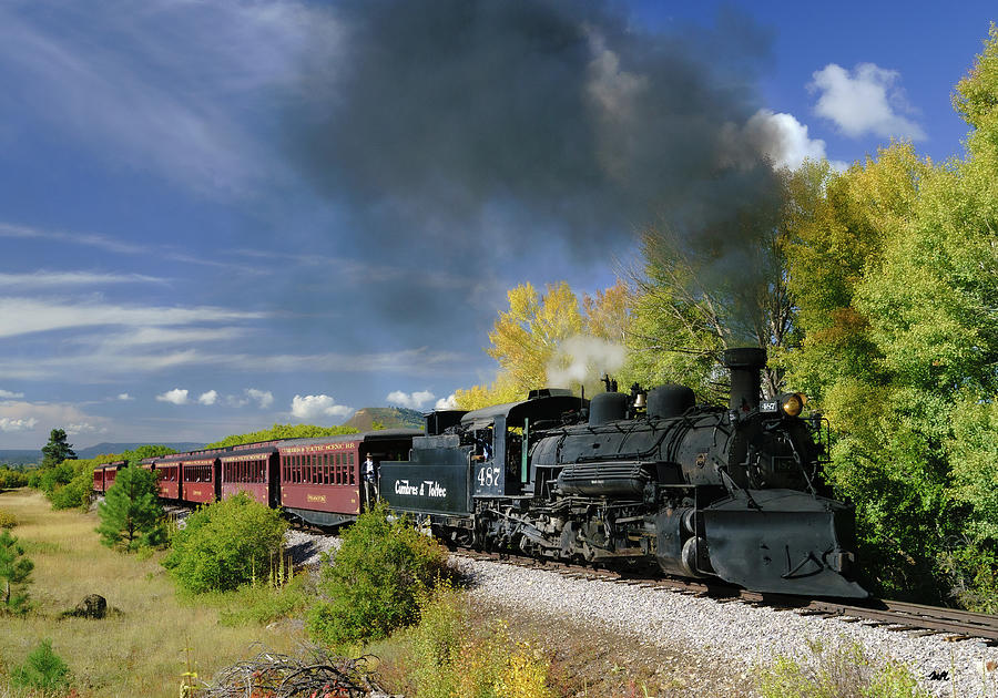 Cumbres and Toltec Locomotive Photograph by Maresa Pryor-Luzier