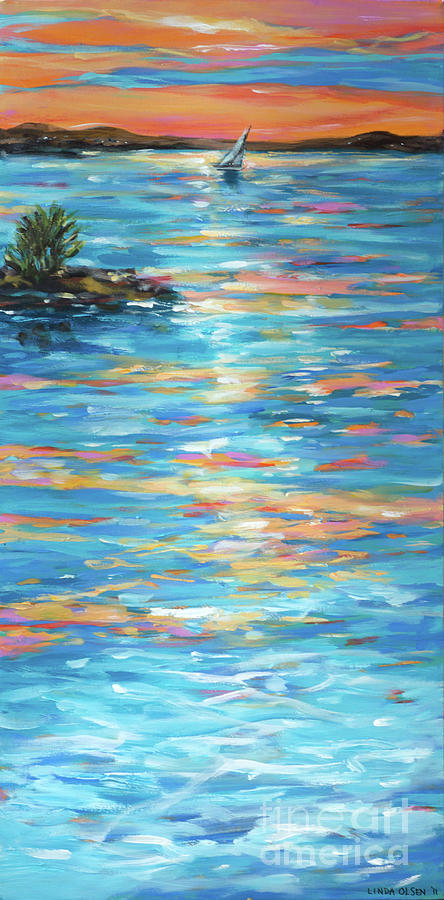 Cummings 4 Painting by Linda Olsen