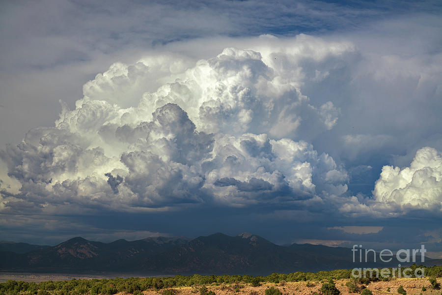 Cumulonimbus Cloud over Taos NM Photograph by Elijah Rael