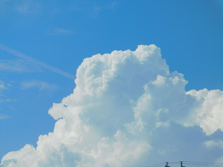 Cumulus cloud  Photograph by James Inlow