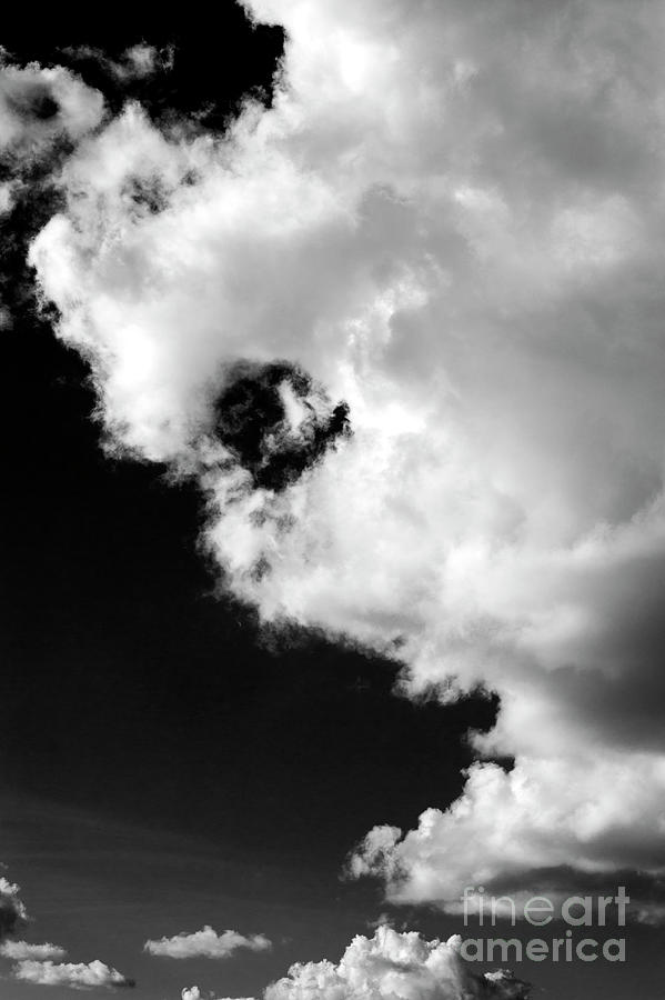 Cumulus Clouds With Human Face Photograph