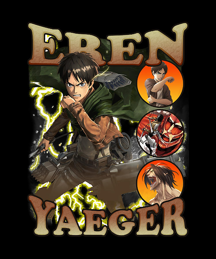 Cunning Attack On Titan Shingeki No Kyojin Eren Yaeger Bootleg Retro ...