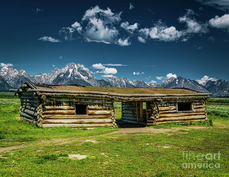 Cunningham Cabin in Grand Teton National Park Photograph by Nick Zelinsky Jr