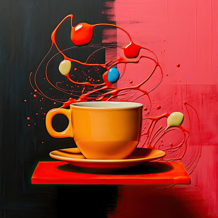 Cup O Coffee Digital Art by Lourry Legarde