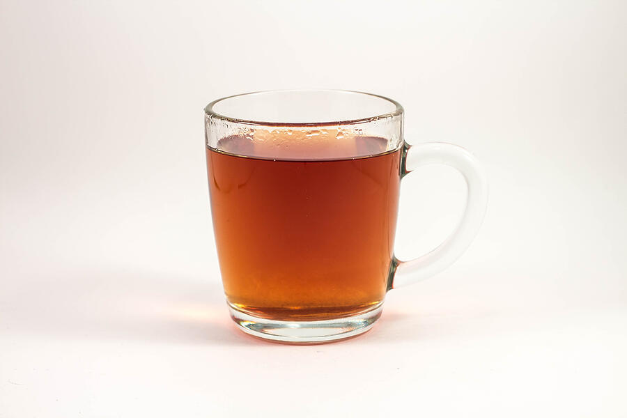 Cup Of Black Tea On A White Background Photograph by Kd91