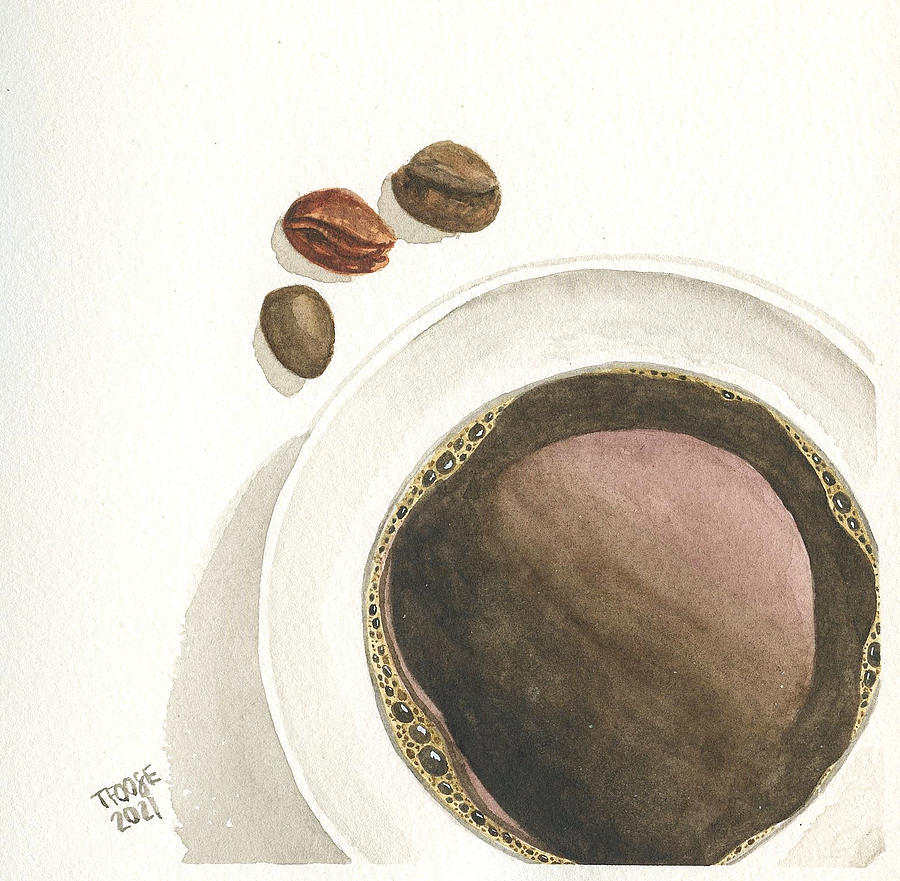 Cup Of Coffee Painting