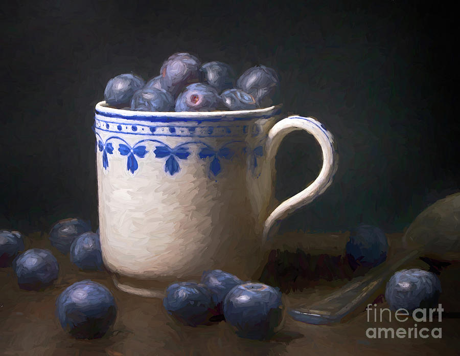 Cupful Of Berries Photograph