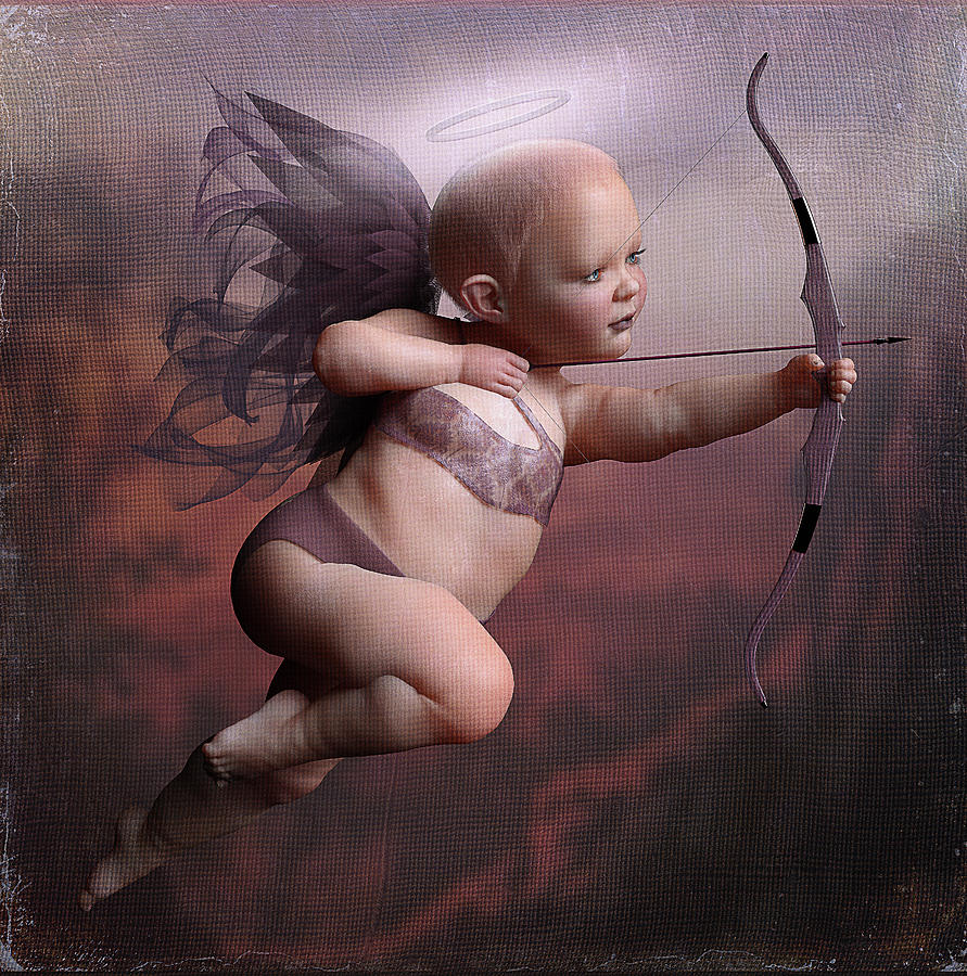 Cupid Digital Art by Alisa Williams