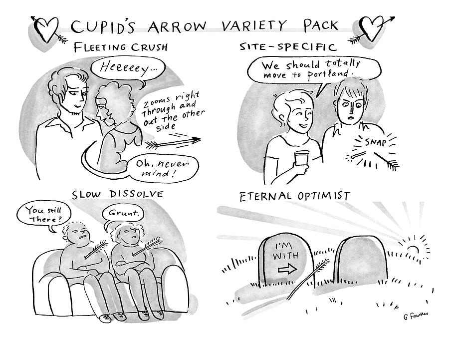 Cupids Arrow Variety Pack Drawing by Glynnis Fawkes