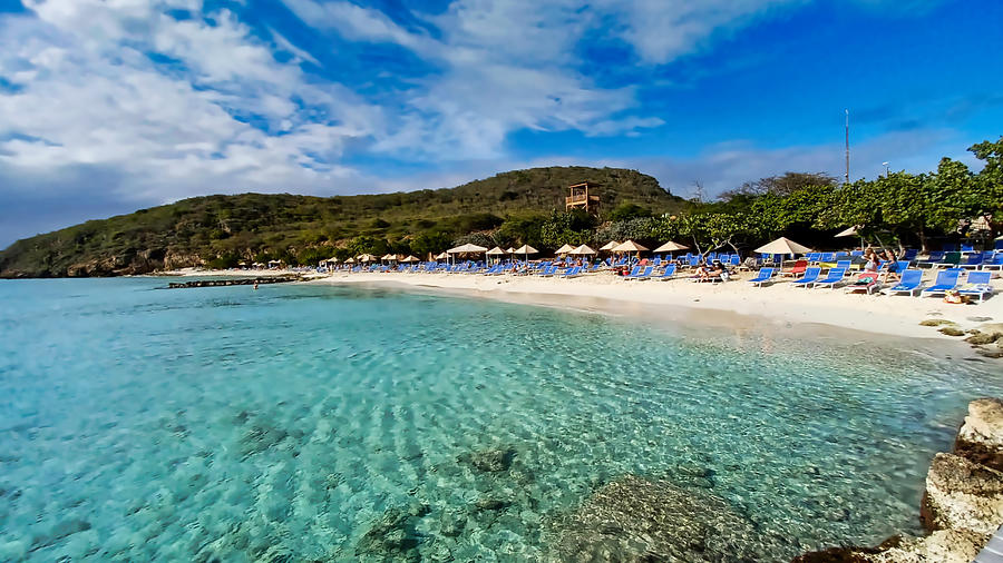 Curacao beach people Photograph by Fernando Dulce | Pixels