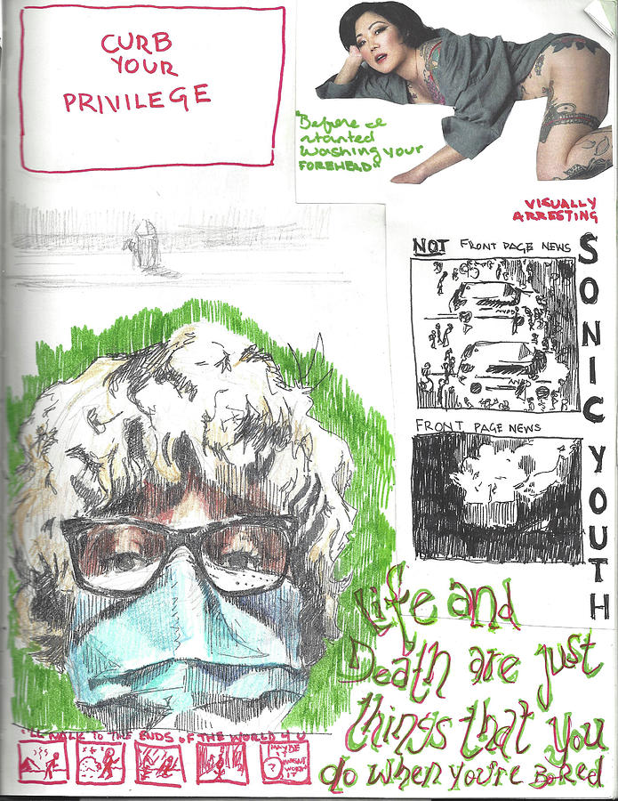 Curb Your Privilege Drawing by Quinn Hoerner Pixels