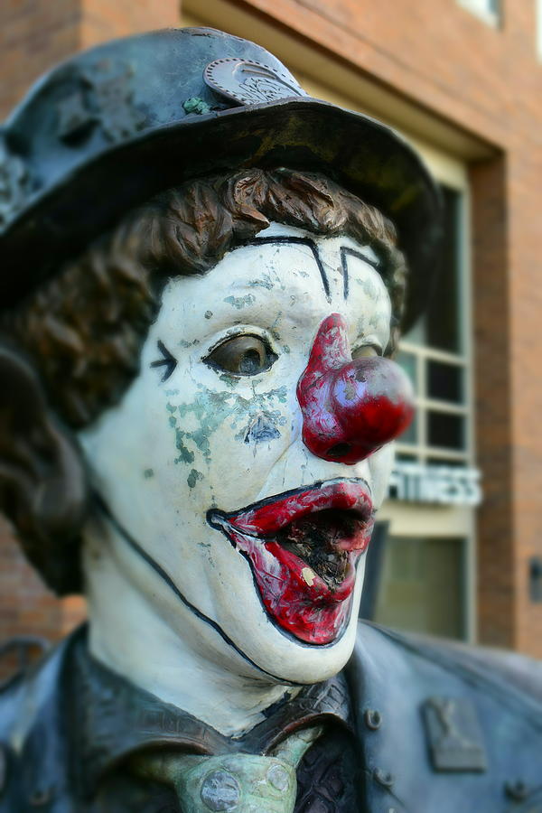 Curbside Clown Photograph by Matthew Lazure