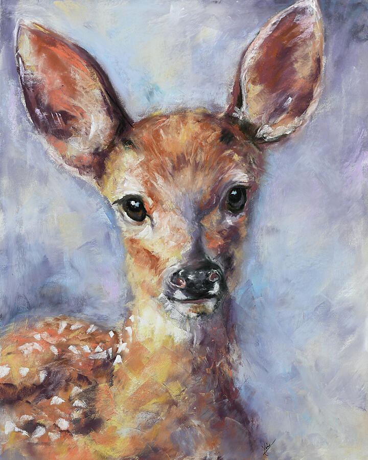 Curious Fawn Painting by Jai Johnson Curious Fawn Painting by Jai Johnson