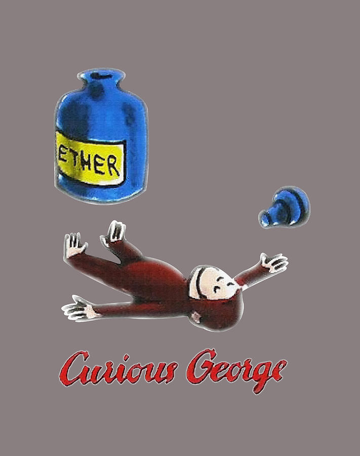 Curious George Breathes in Ether 17 Classic Style for Men Women Fashionable Digital Art by Charlotte Irving
