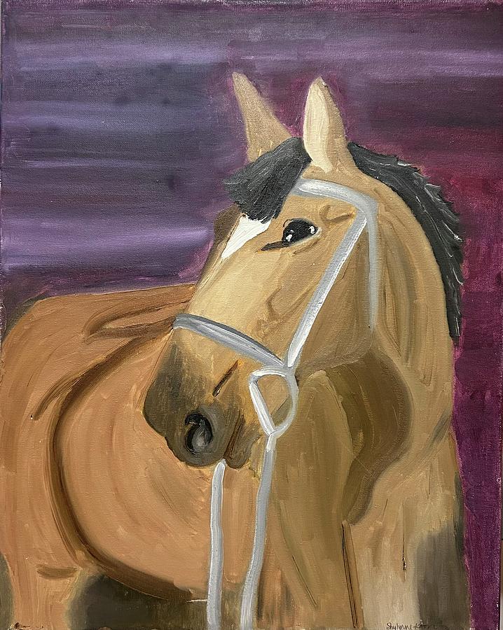 Curious Horse Painting By Shylynne Glover - Fine Art America