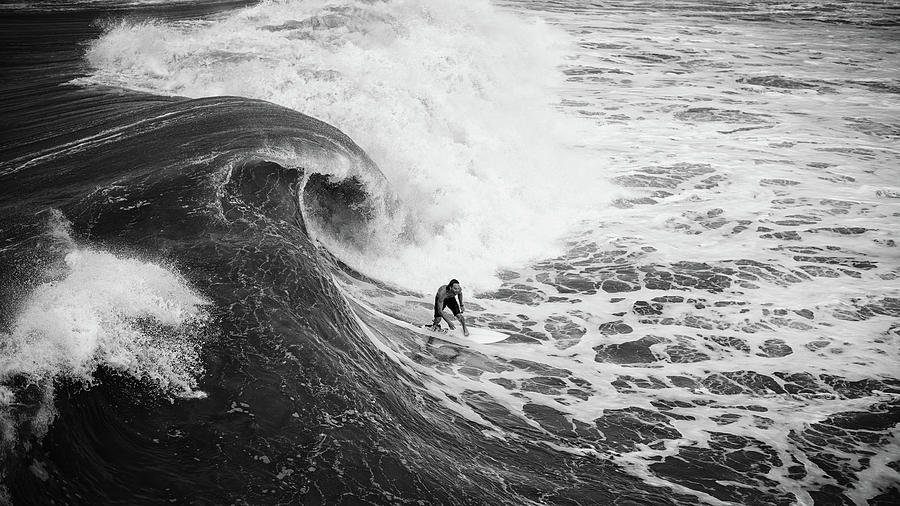 Curl - Big Wave Surfing Photograph by Laura Fasulo