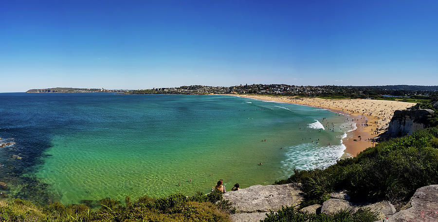 Curl Curl Beach Panorama No 5 Photograph by Andre Petrov