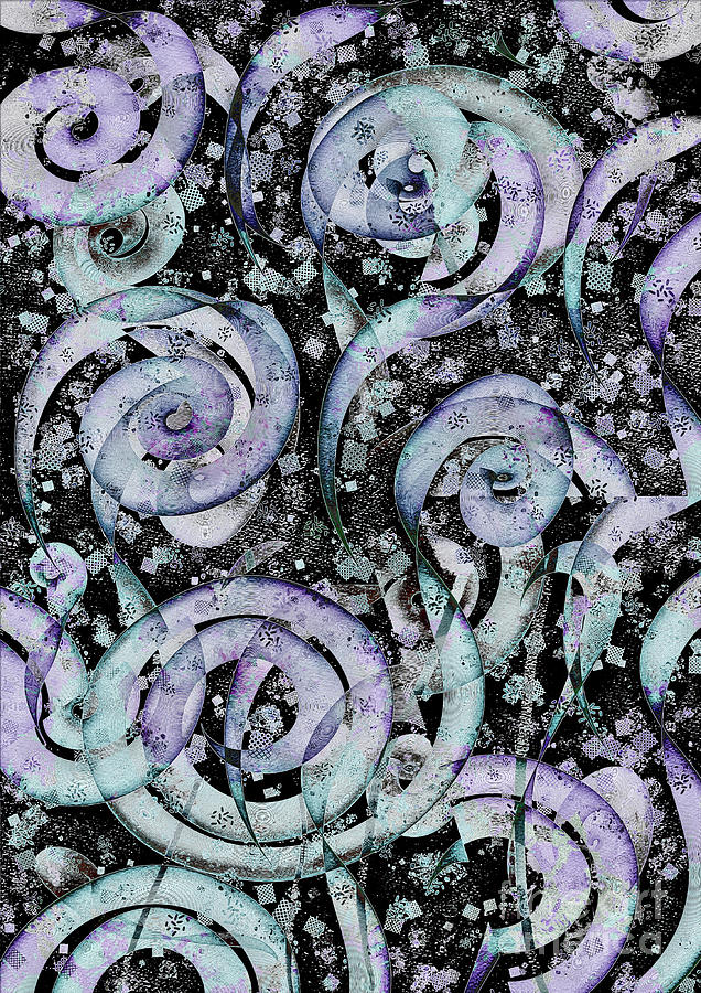Curly Ribbon Digital Art by Lauries Intuitive