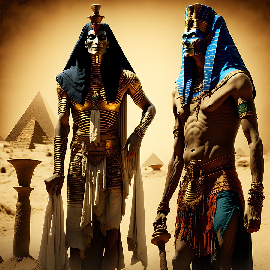 Curse of Pharaoh, Generative AI Illustration Digital Art by Miroslav ...