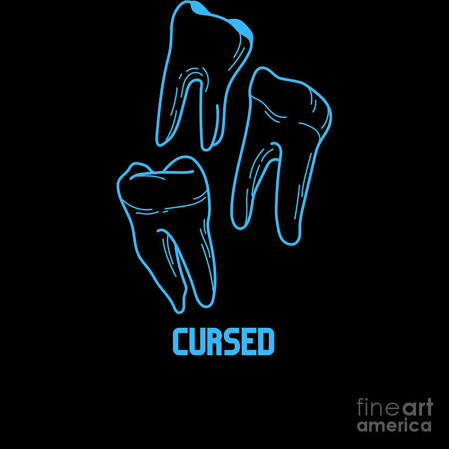 Cursed Teeth Digital Art by Nathalie Aynie - Fine Art America